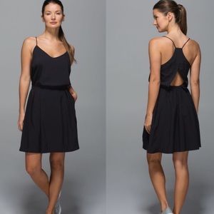 Lululemon black city summer dress.